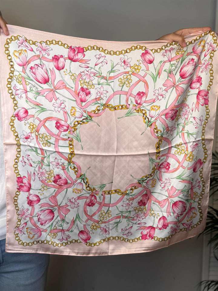 NORA Norway - Bandana skjerf - summer tulip Pink