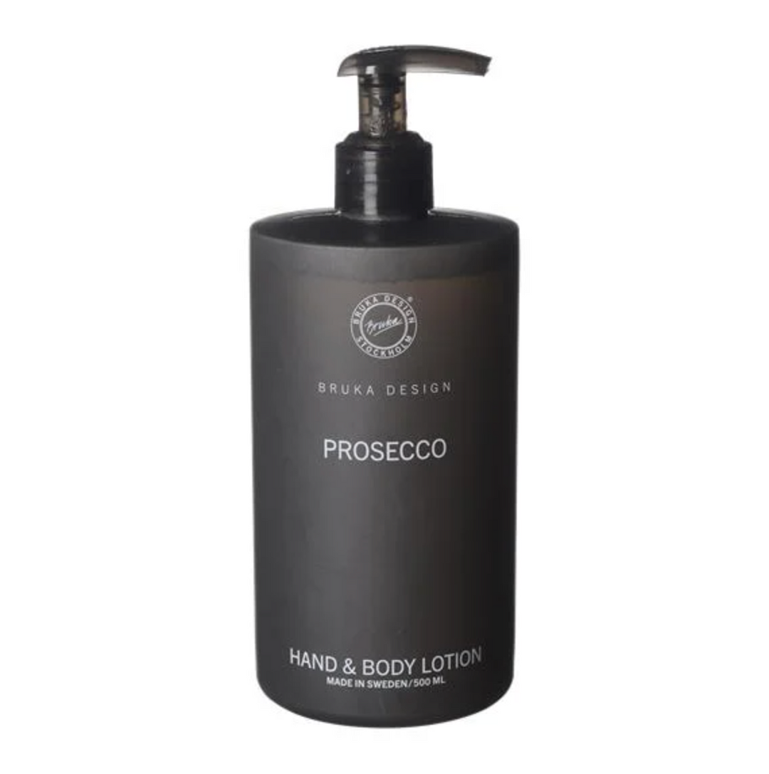 Bruka Design - Prosecco – body lotion - svart flaske