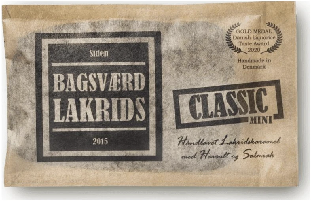 Bagsværd Lakrids - Classisk Lakris Plate 40g