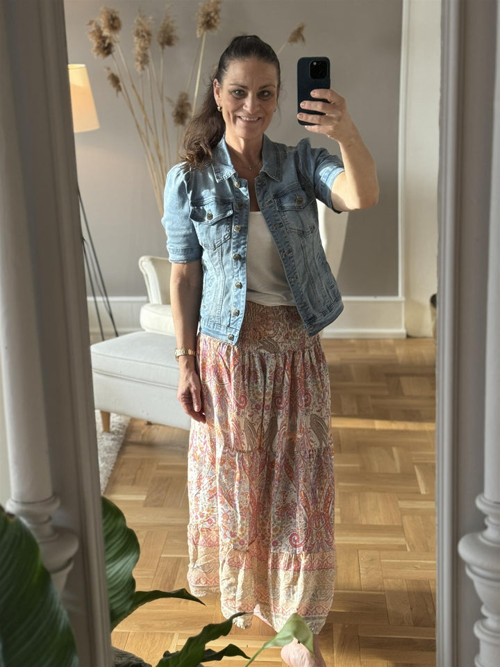 Culture - CUBriana SS - Dongerijakke med kort erm