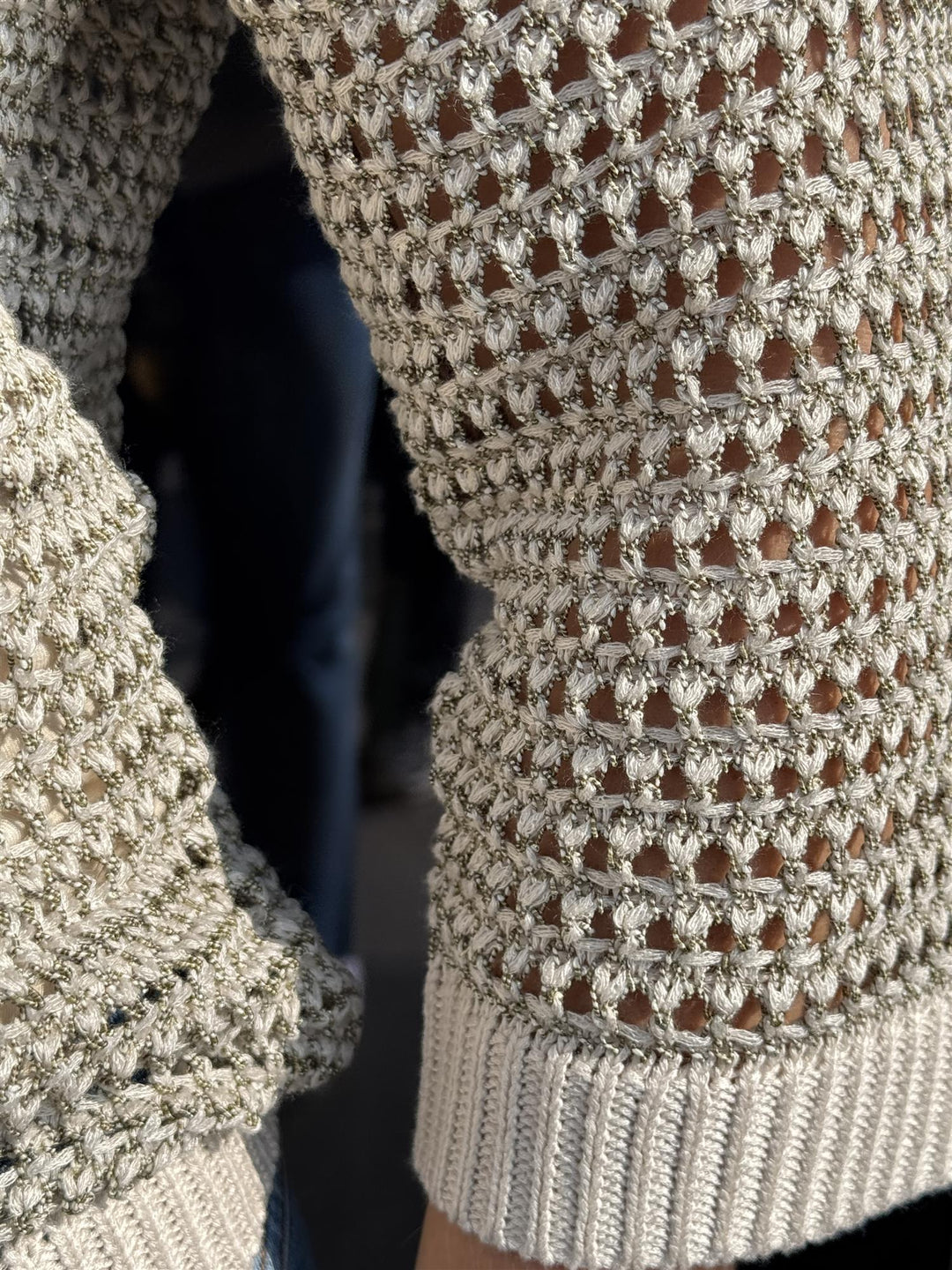 Cecil - Structured fancy yarn mix genser