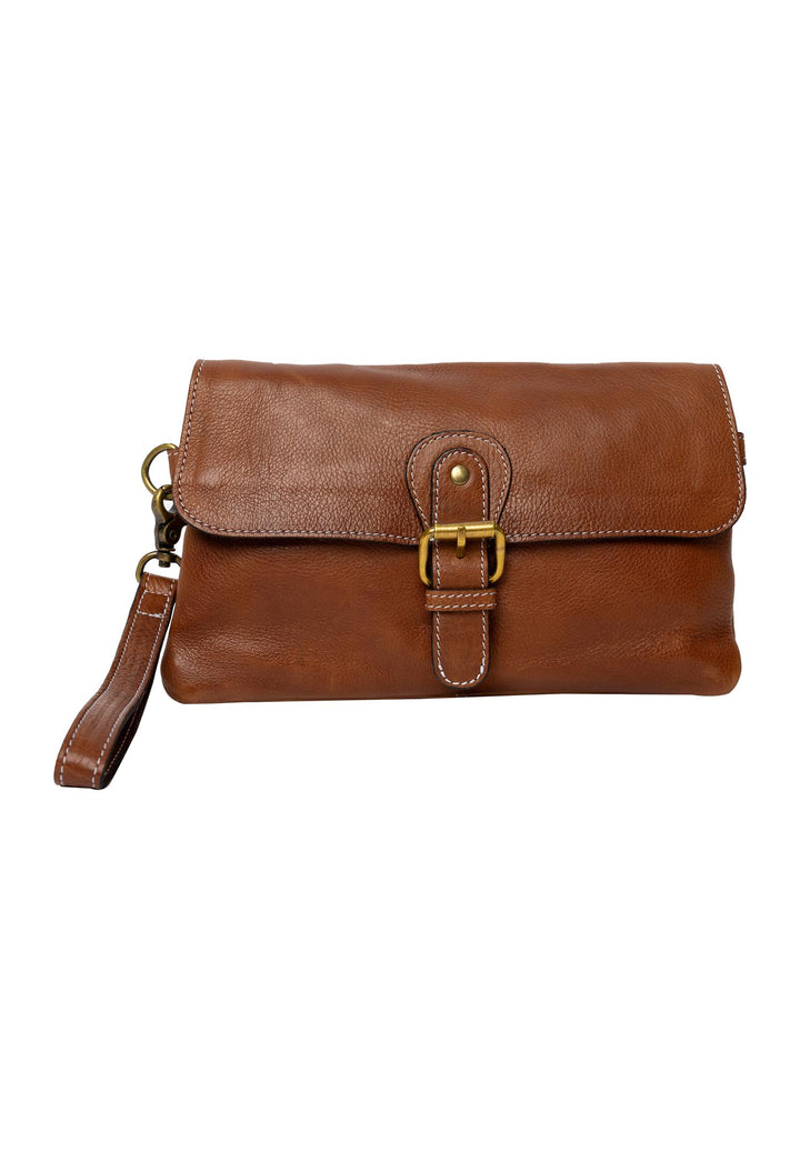 Redesigned - Jodi Clutch - Walnut