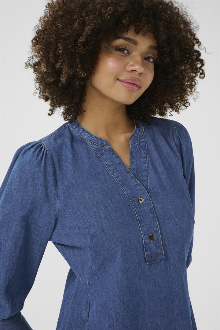 Culture - Cuarpa Kort DongeriKjole