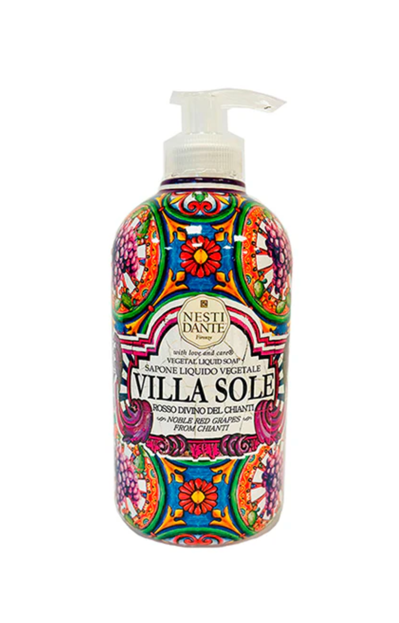 Nesti Dante - VILLA SOLE - red grape hånd & fjes 500ml m/pumpe