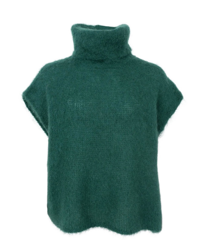 Black Colour - BCBJOERK Høyhalset vest - Grønn