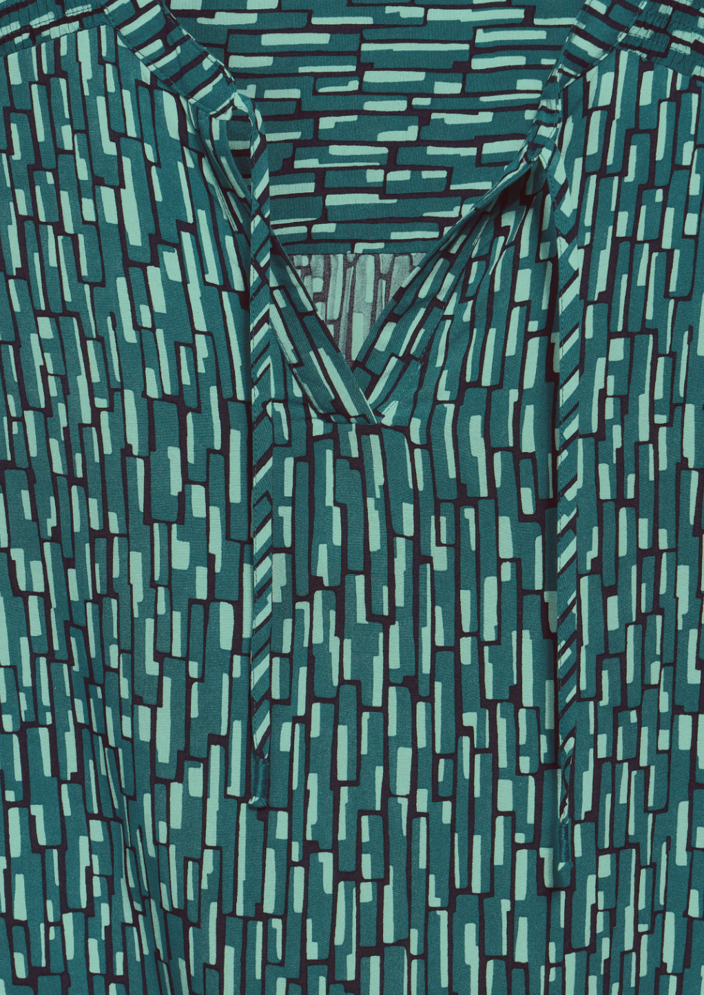 Cecil - Smock bluse med print