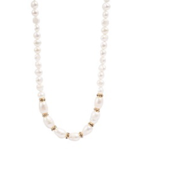 A&C - Nordic Jewellery Design - Kort kjede, Summer Glow, Tone Damli