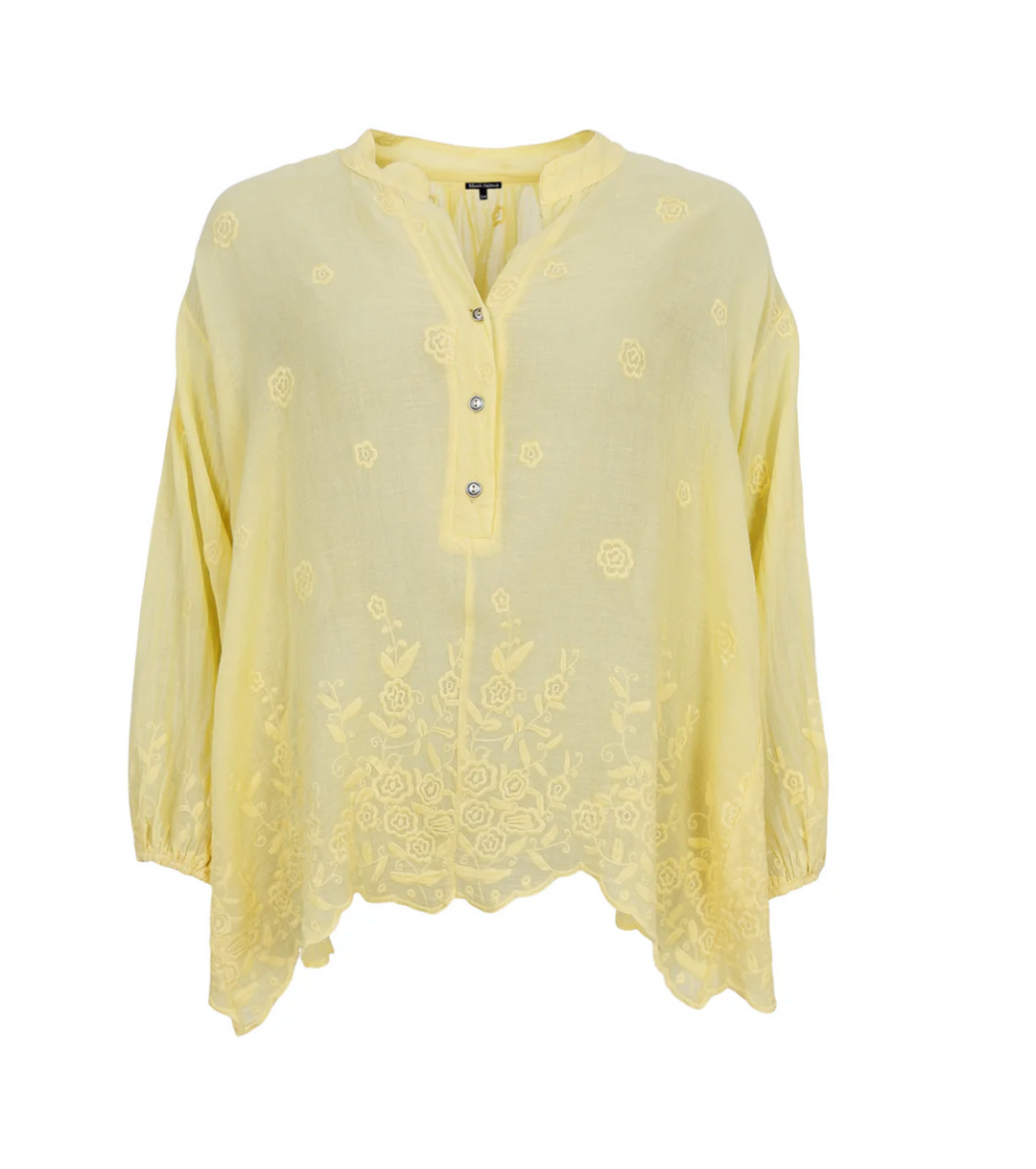 Black Colour - BCLaura bluse - Gul