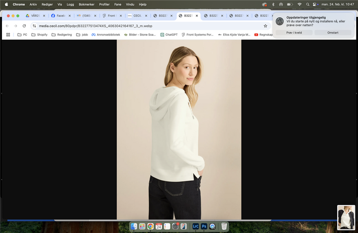 Cecil - Modal Hoody Genser