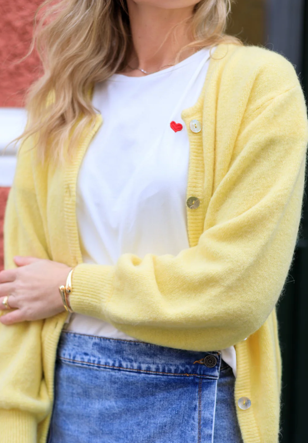 Black Colour - BCMAY S/S Hjerte t-skjorte