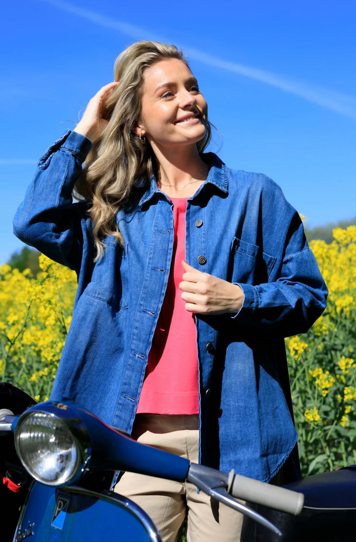 Black Colour - BCNETTIE Jeans skjorte jakke