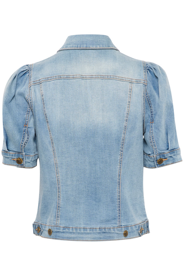 Culture - CUBriana SS - Dongerijakke med kort erm