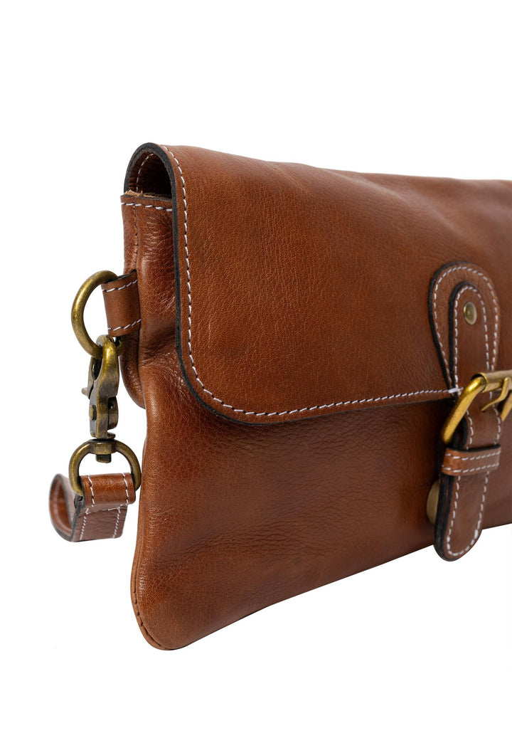 Redesigned - Jodi Clutch - Walnut
