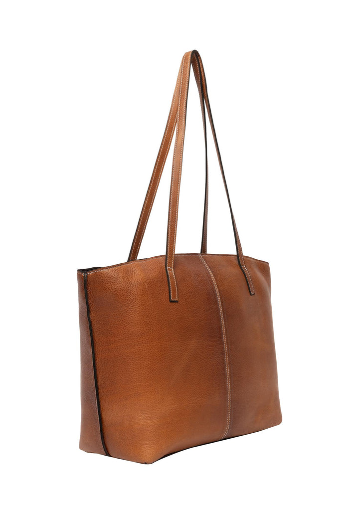 Redesigned - Malou Small Shopper Veske - Walnut