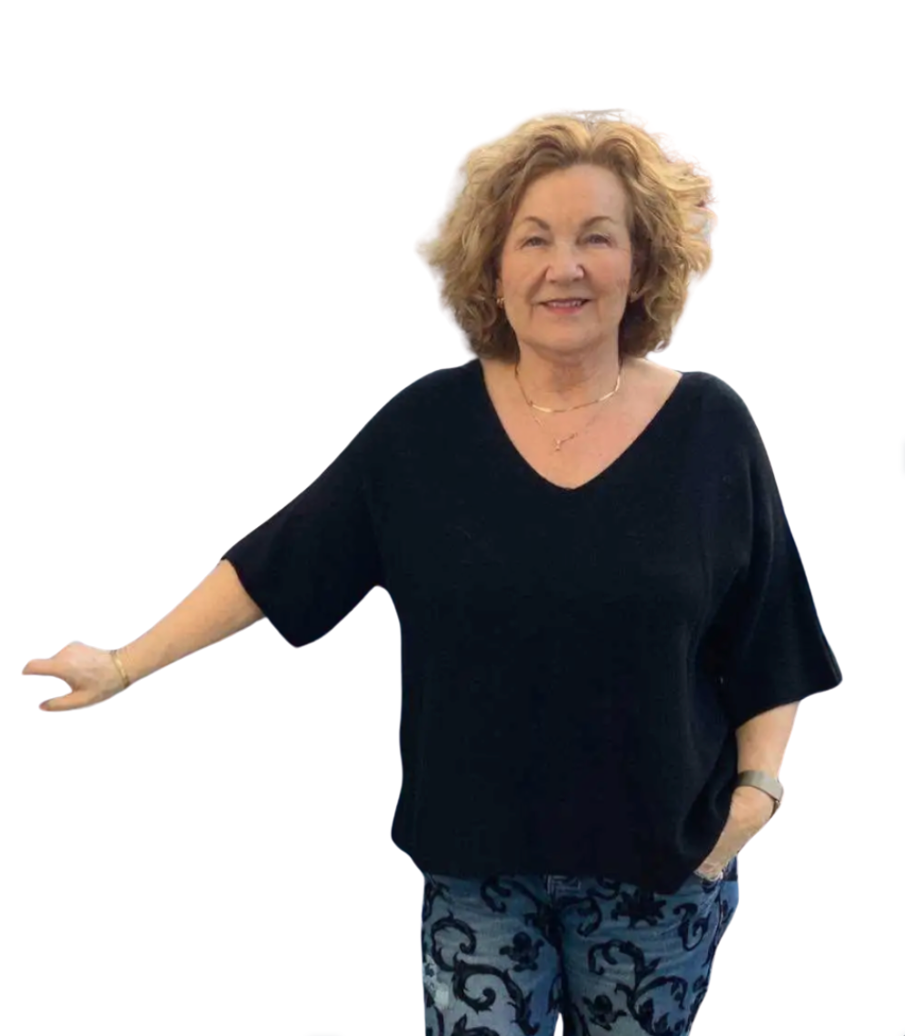 Drøbak Motehus - Mona genser med kort erm - Sort