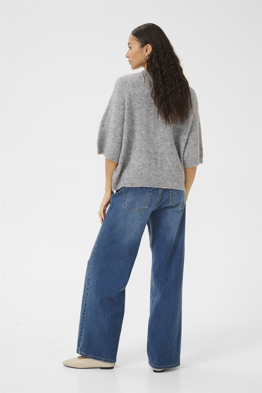 Kaffe Clothing - KAtella Genser med 3/4 Armlengde