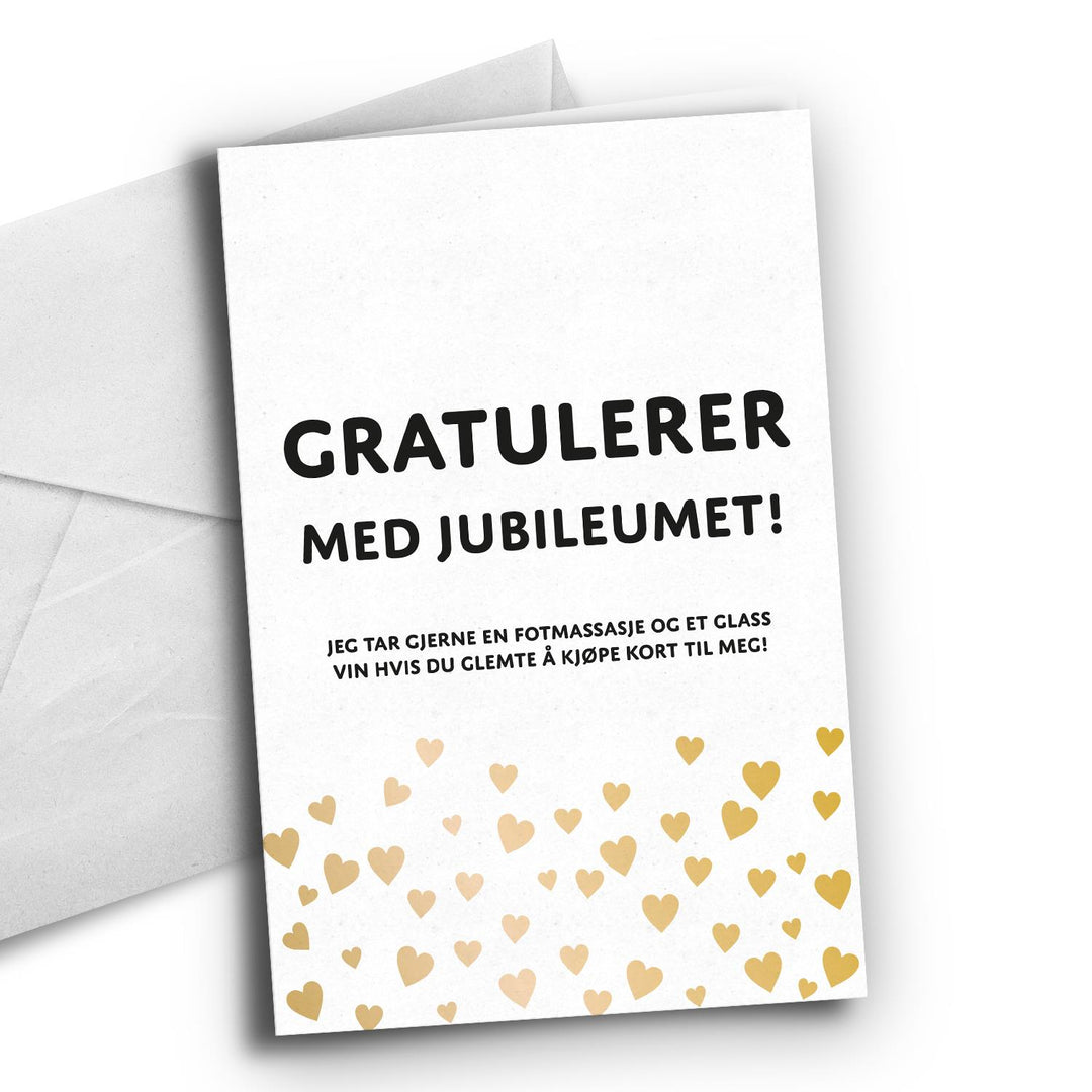 HappyStar - Kort Gratulerer Med Jubileumet