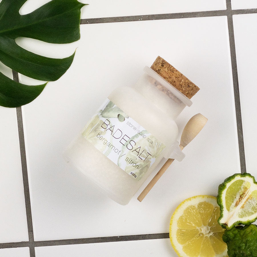 Stone Soap Spa - Badesalt Bergamott/Sitron