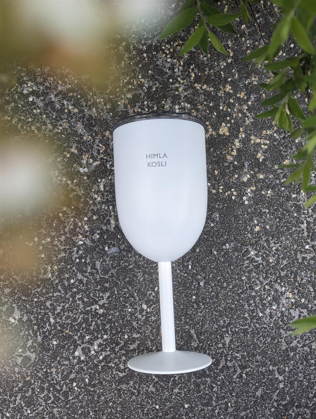 Pictureit - Termo vinglass med tekst "HIMLA KOSLI"