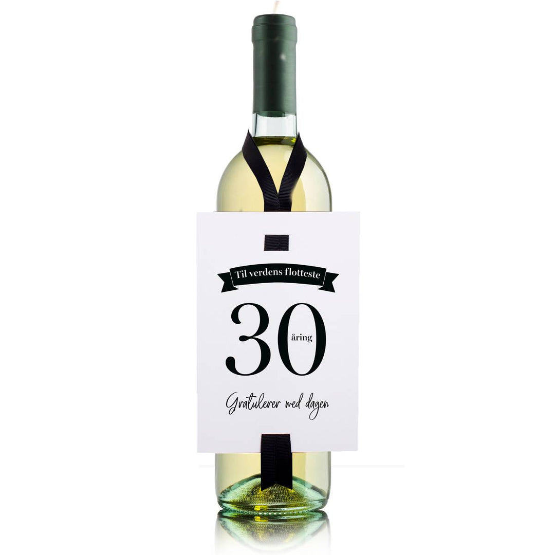 HappyStar - Bursdagskort - 30 Åring