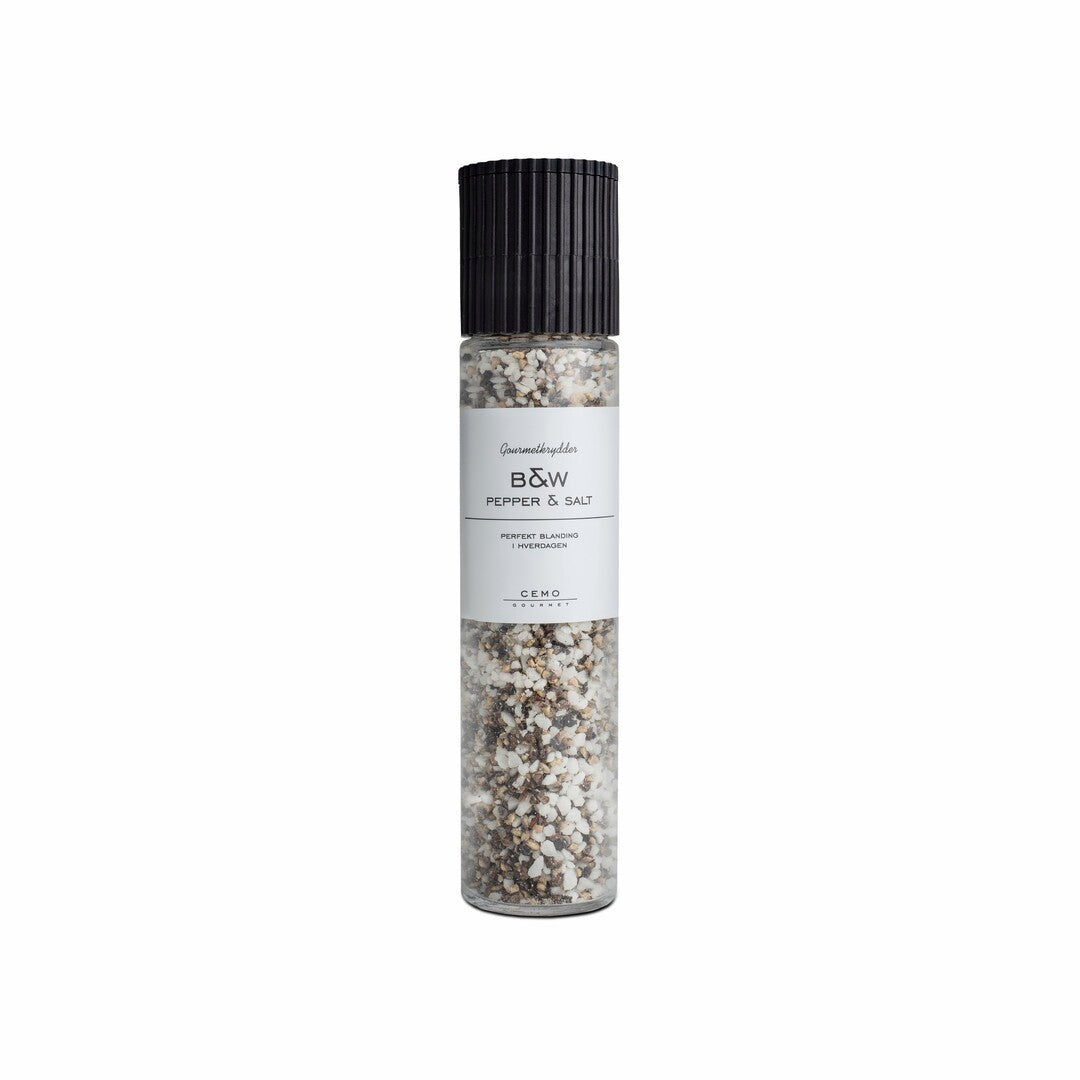 Cemo Gourmet - Saltkvern B&W Pepper og Salt