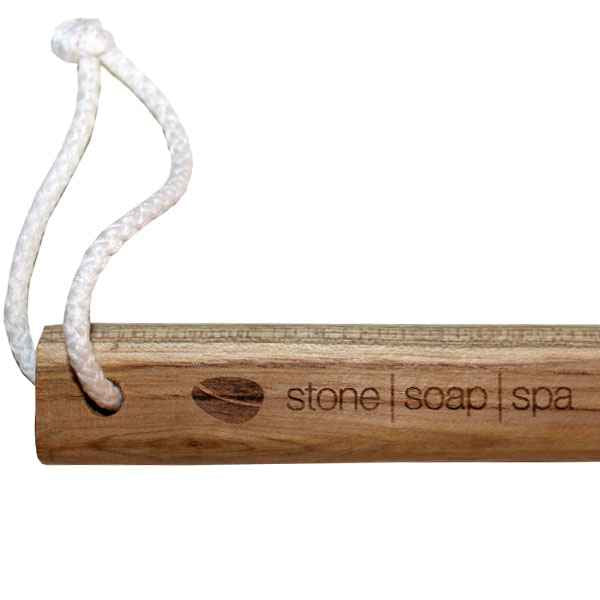 Stone Soap Spa - Loofah - Vaskesvamp Med Skaft