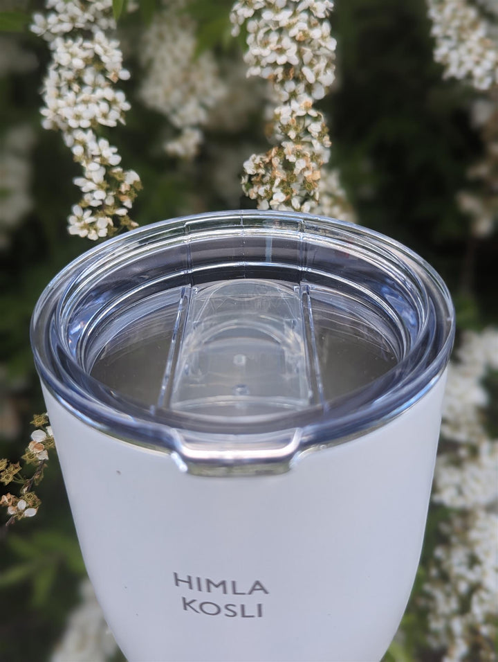 Pictureit - Termo vinglass med tekst "HIMLA KOSLI"