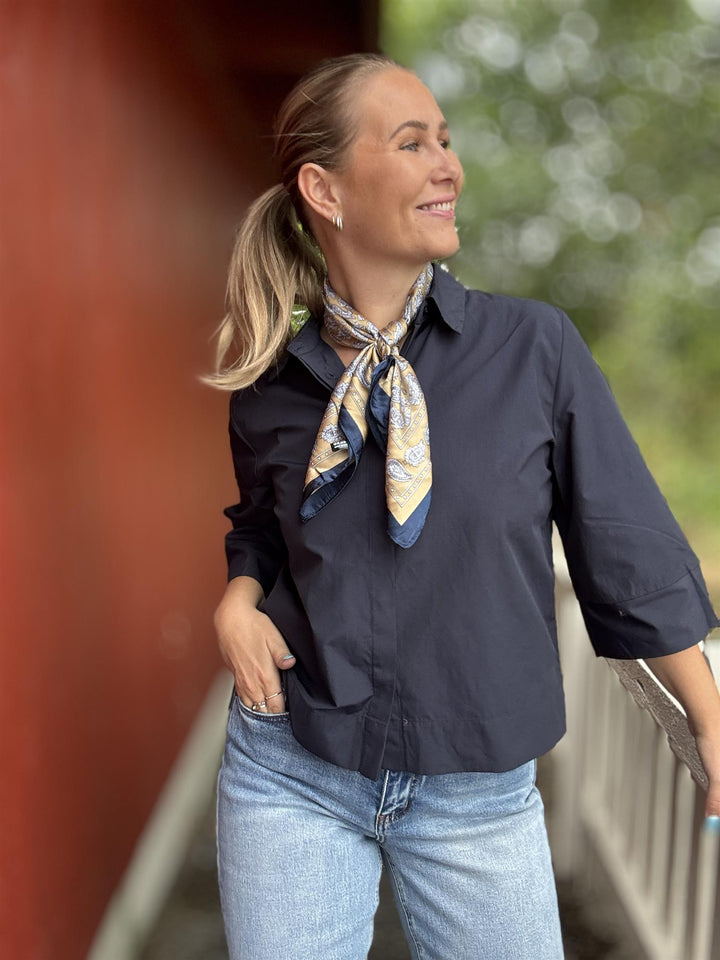 soyaconcept - SCnetti 128 Bluse - Blå