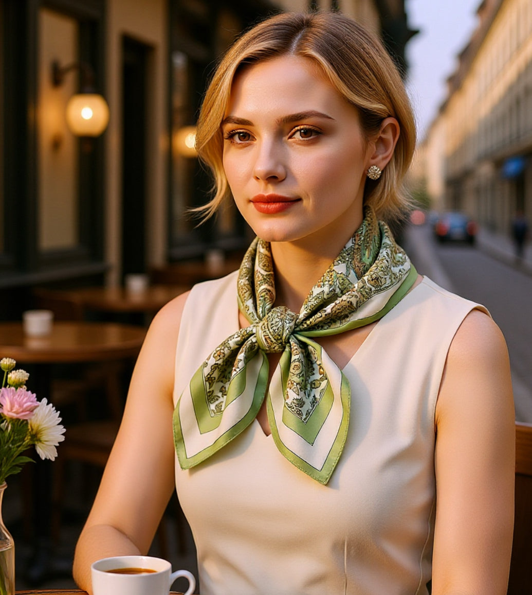 Endless - Bandana skjerf - Dus Army Silke/viskose