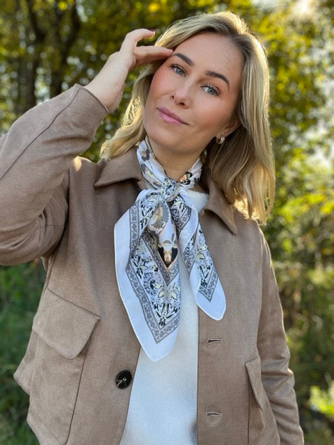 NORA Norway - Bandana Skjerf - Straw White