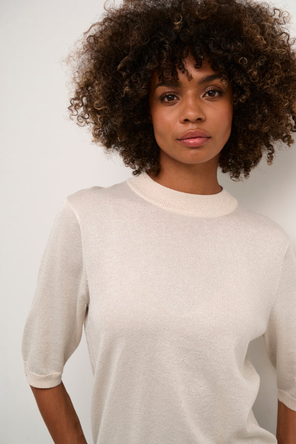 Culture - CUFay Lurex Genser - Oyster Gray