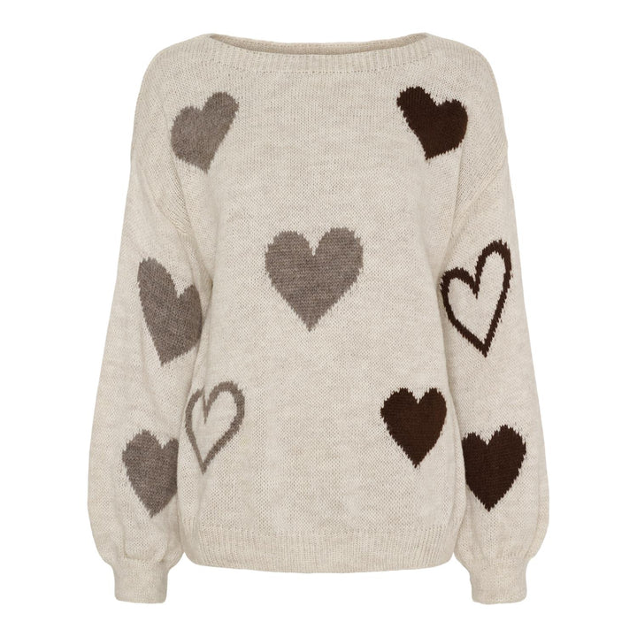 Marta Du Château - MDCAmarante Strikket Genser - Beige