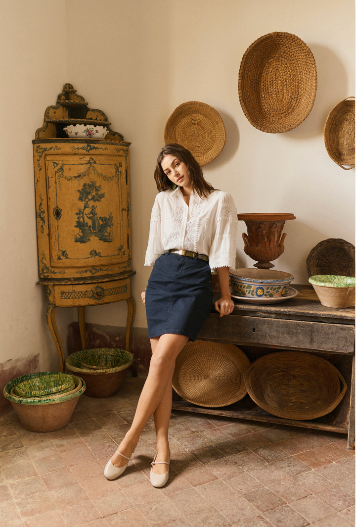 Cream - CRTess Bluse