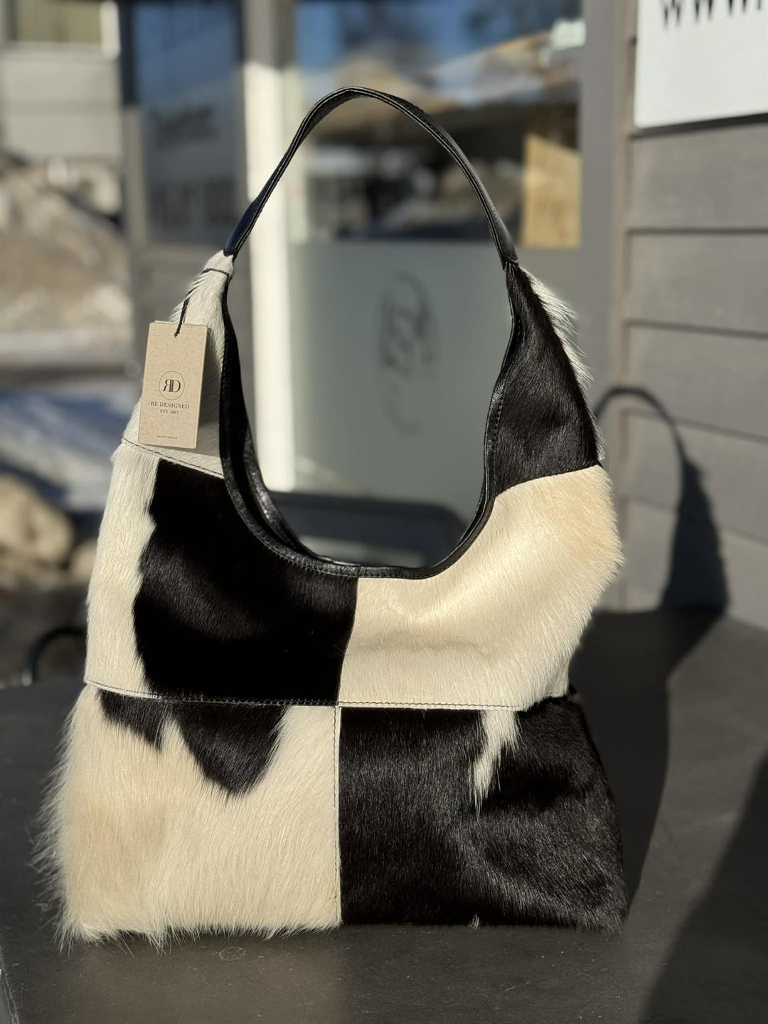 Redesigned - Jia Big – Trendy Skinnveske med Kuprint