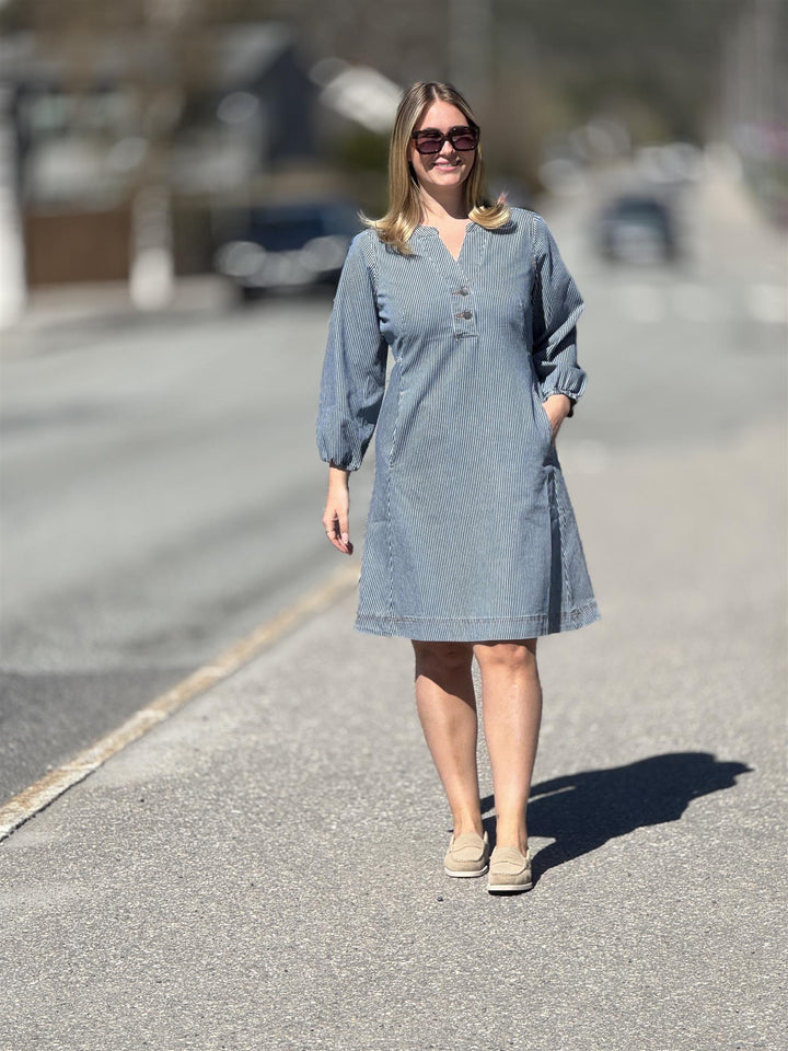 Culture - CUayna 3/4 sleeve kjole
