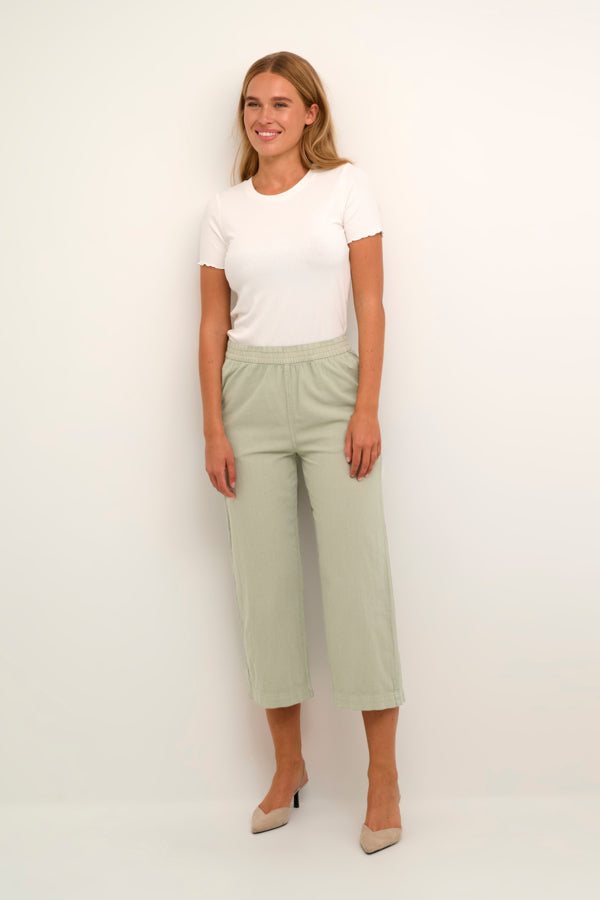 Kaffe Clothing - KAnaya Culotte Bukse - Seagrass