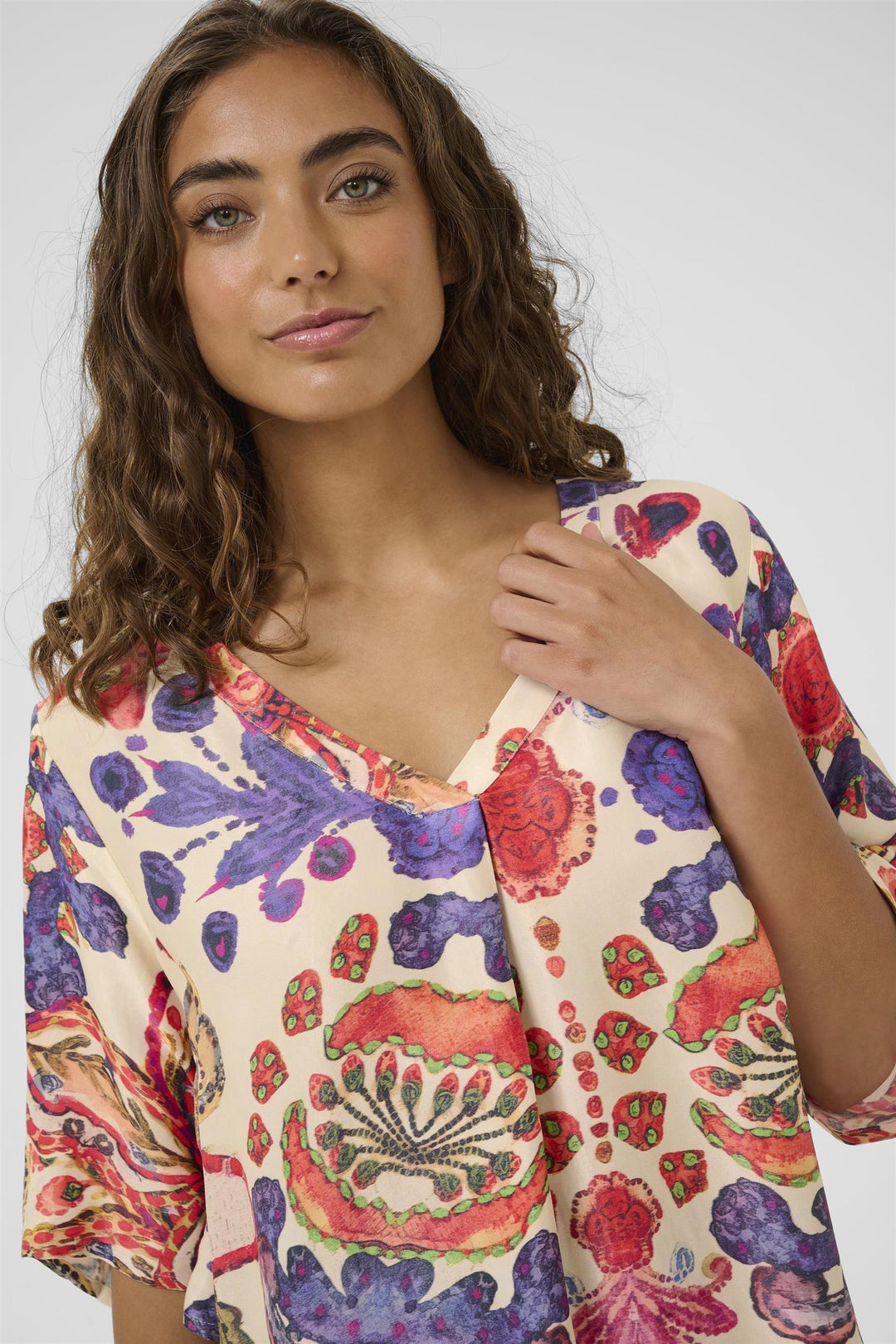 Culture - CUmandy Bluse - Kort Arm