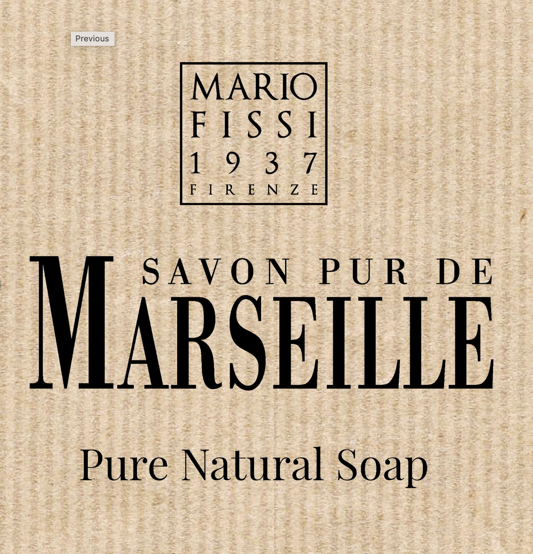 Mario Fissi - Marseille Såpestykke Argan 106 g
