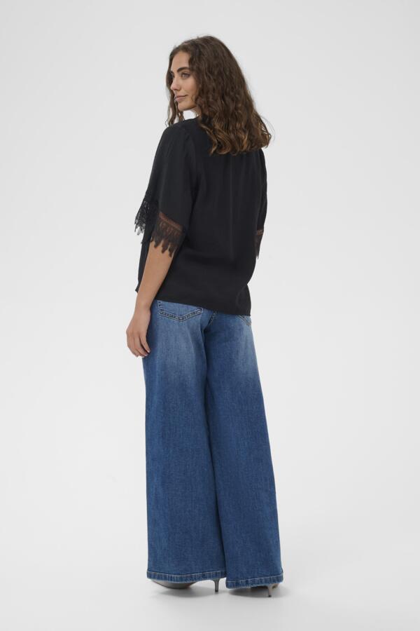 Culture - CUbrenna SS Bluse - Sort