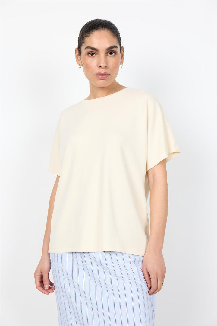 soyaconcept - SC-BANU  324 T-skjorte - Kremhvit