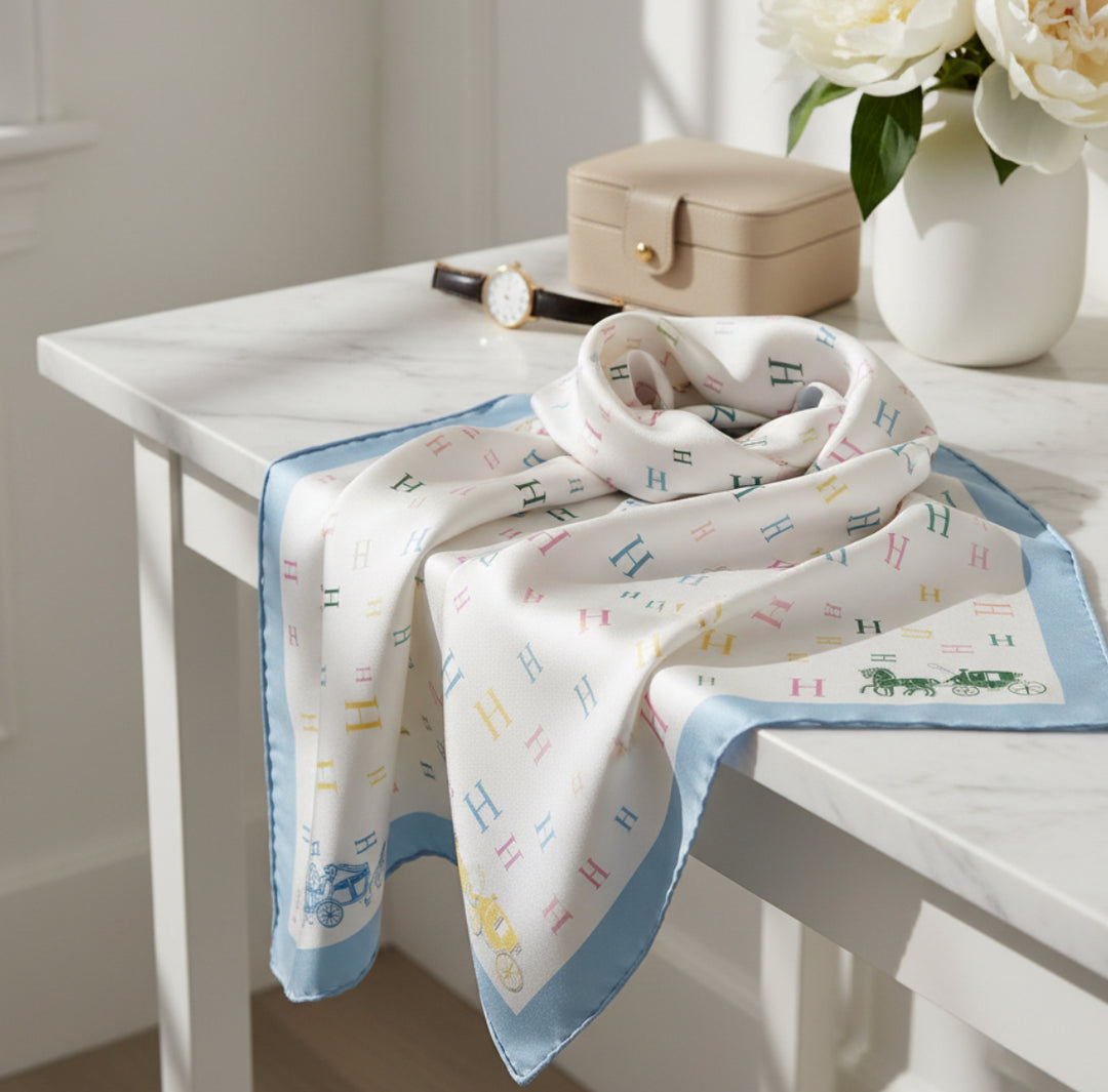 Endless - Bandana Skjerf - Multi Lys Blå