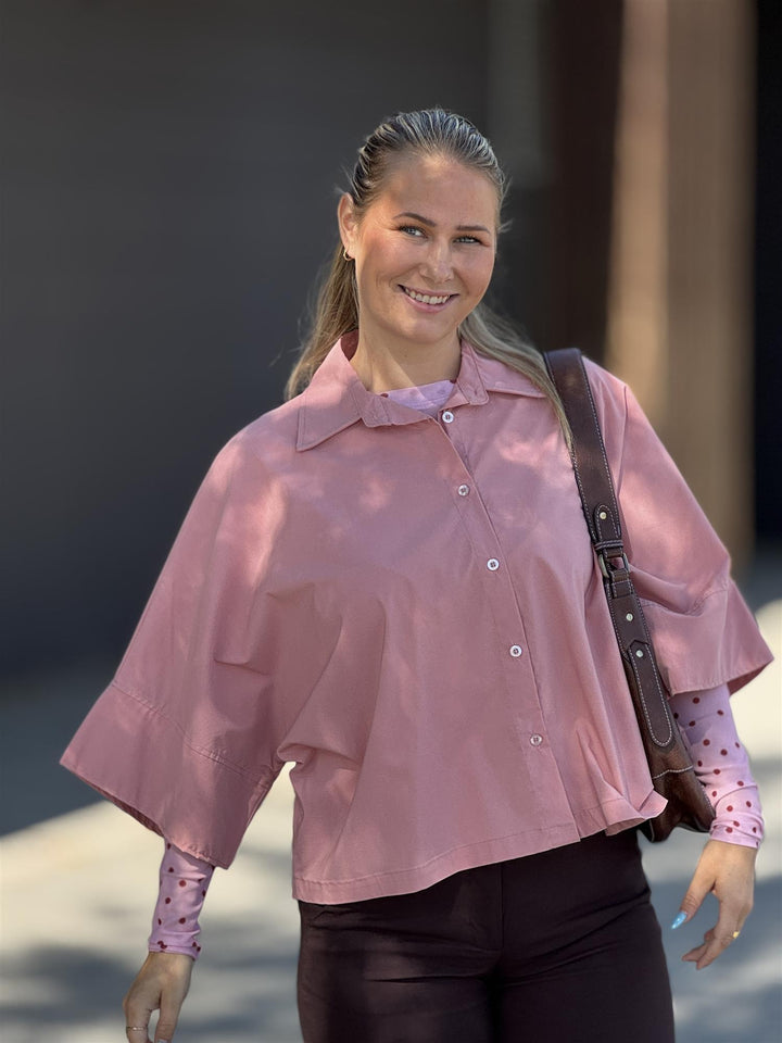 Black Colour - BCDavina loose skjorte - Rose