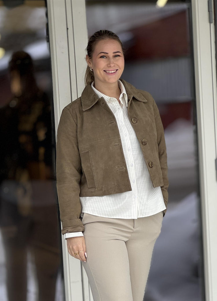 MY ESSENTIAL WARDROBE - PetraMW Semsket Skinnjakke