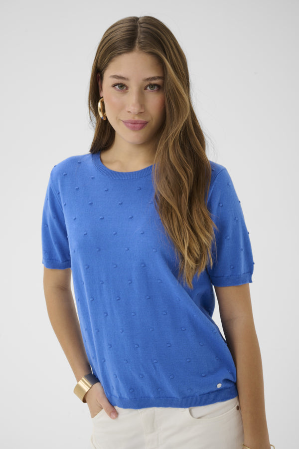 Cream - CRHanne Kortermet Strikket Genser