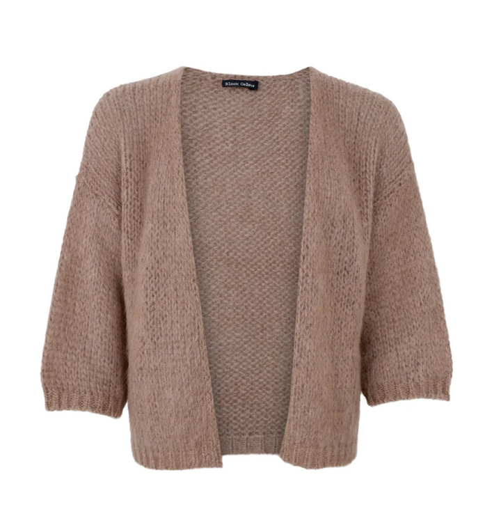 Black color - BCCASEY CARDIGAN - Lt. Taupe