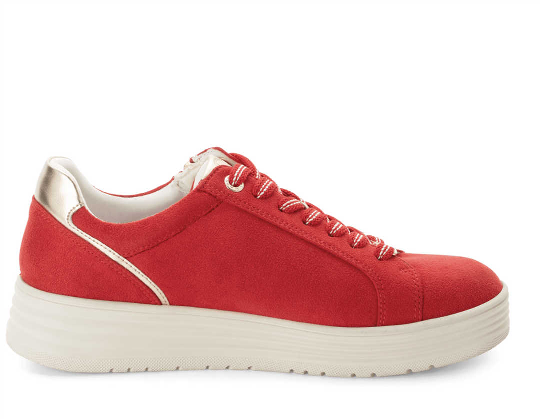 Marco Tozzi - RØDE SNEAKERS