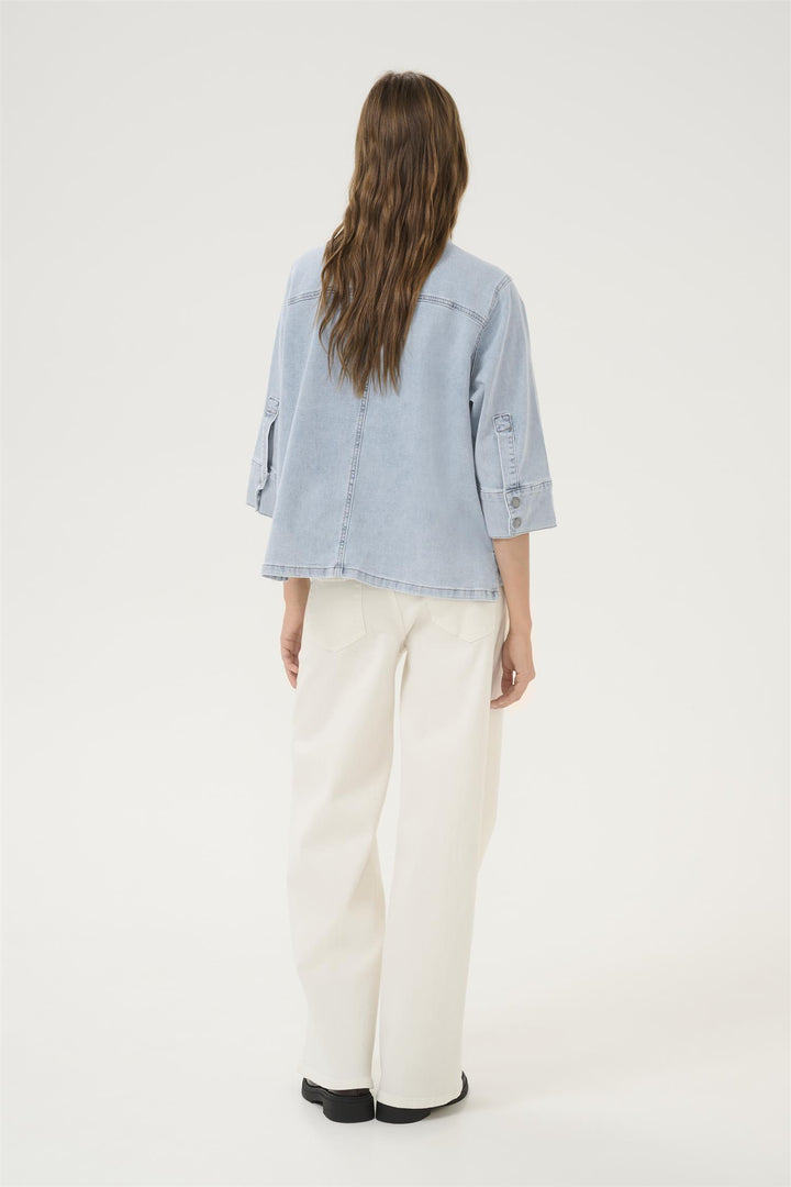 MY ESSENTIAL WARDROBE - LaraMW Boxy Jeans Skjorte