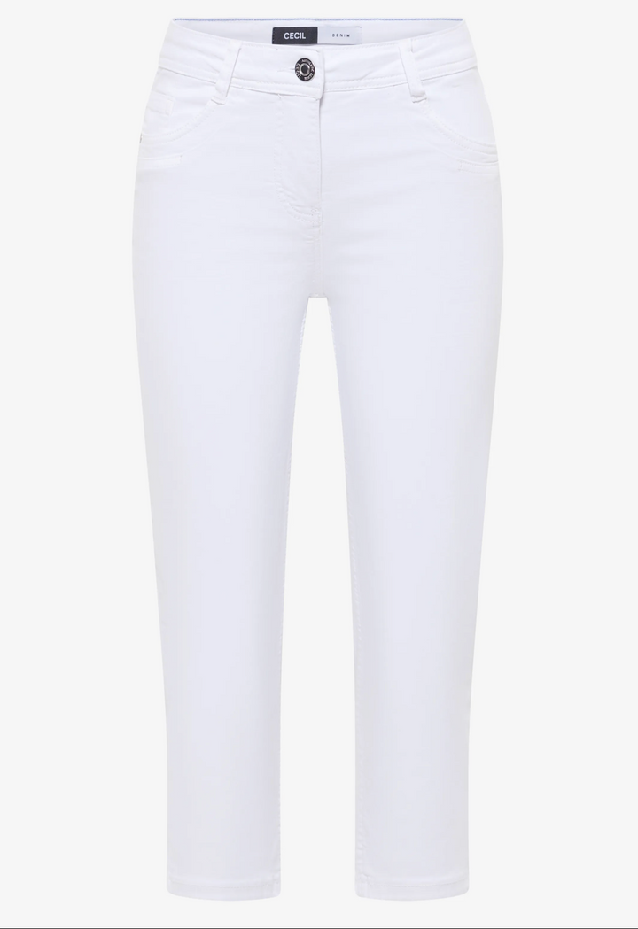 Cecil - Toronto hvit capri