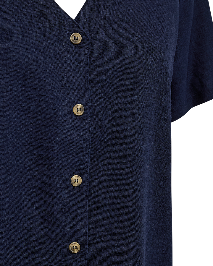 Freequent - FQLAVA Skjorte - Navy Blazer