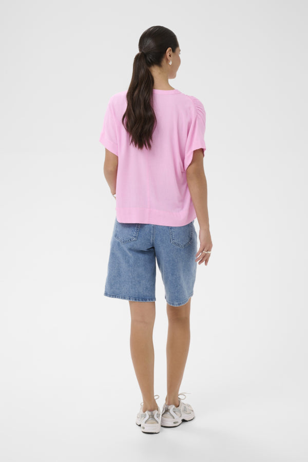 Kaffe Clothing - KAMILIA SL Bluse - Pink Frosting